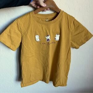 Giordano Journey of A Cat I AM CAPABLE car lover baby tee shirt size small S